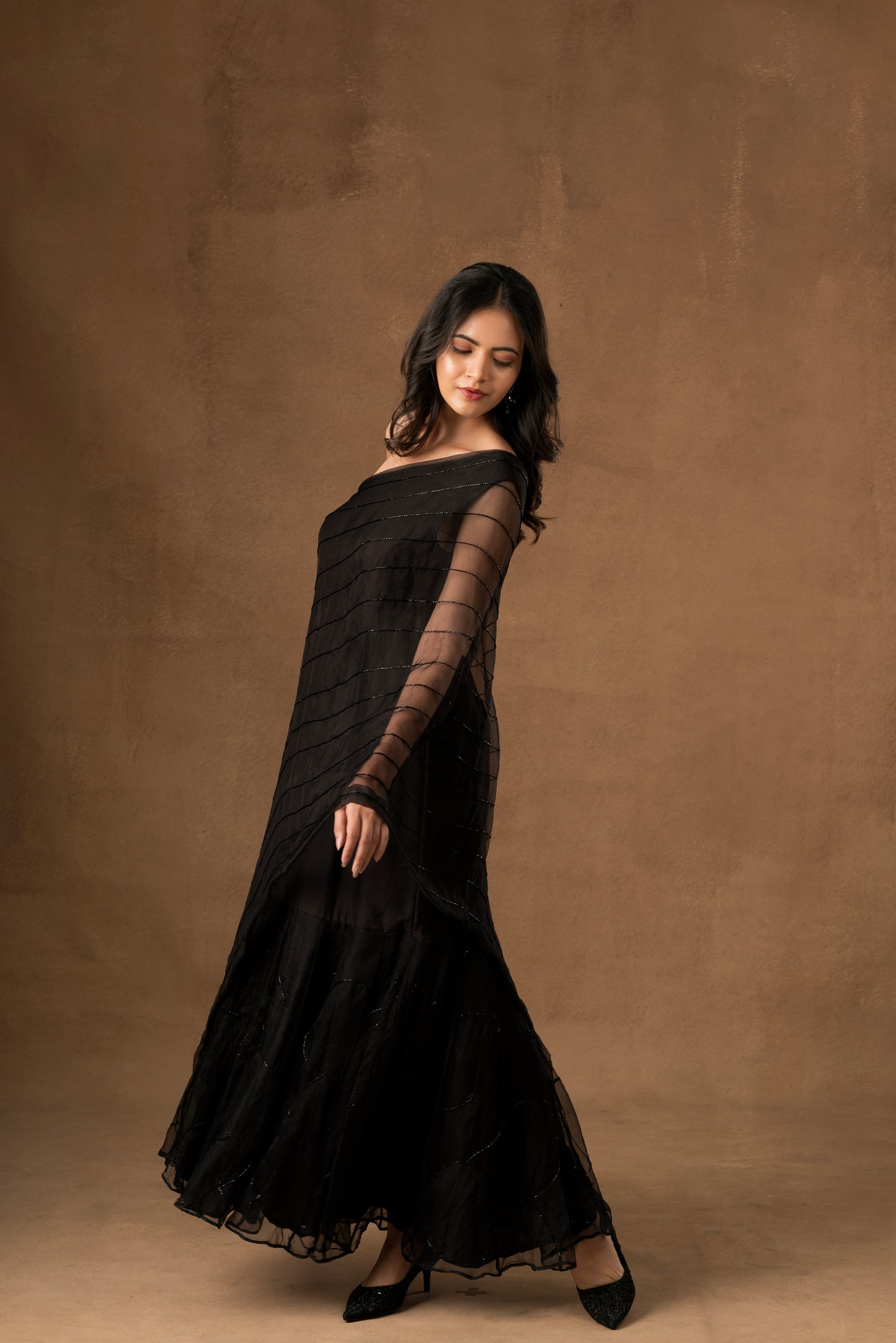 Noir Black Gown