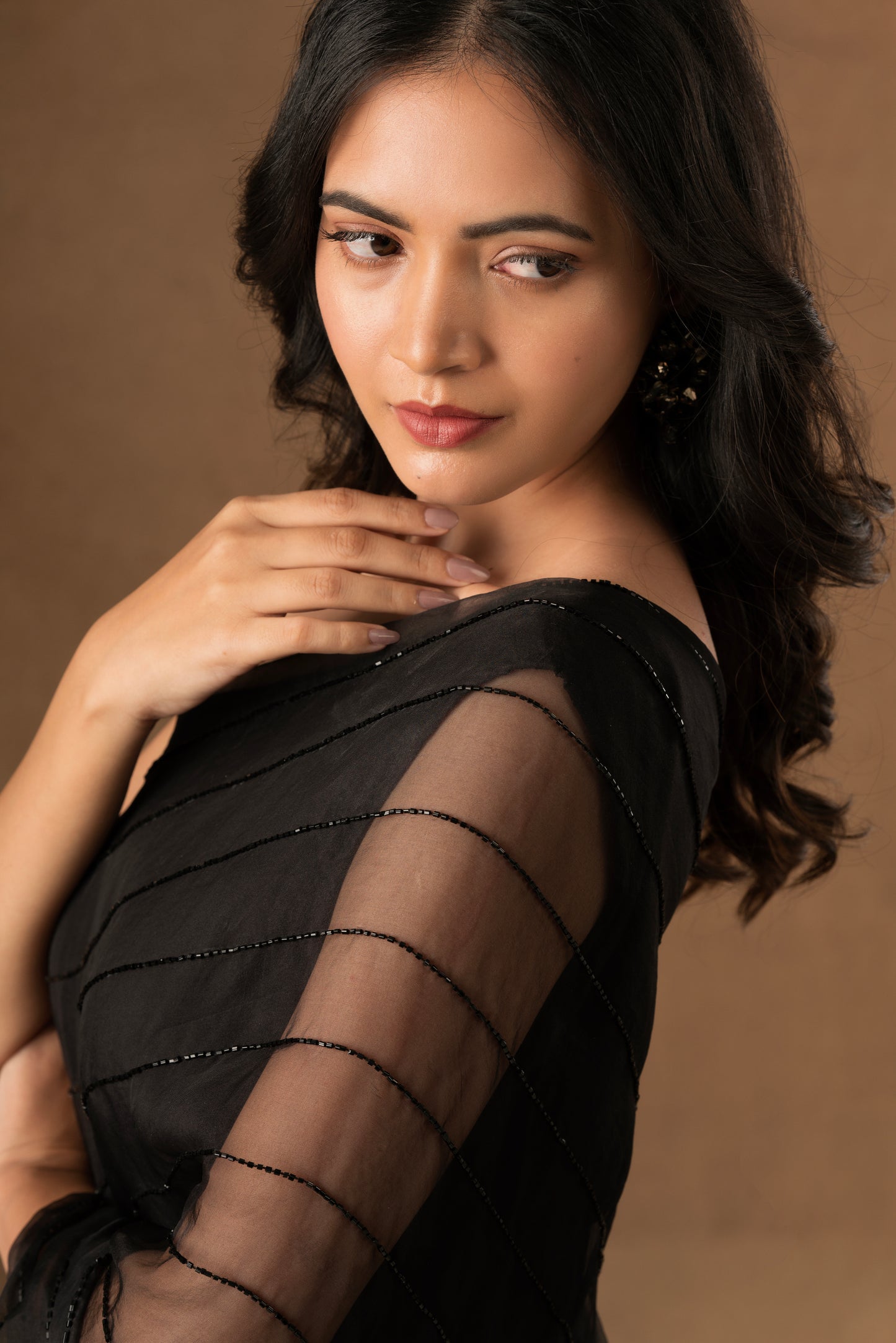 Noir Black Gown