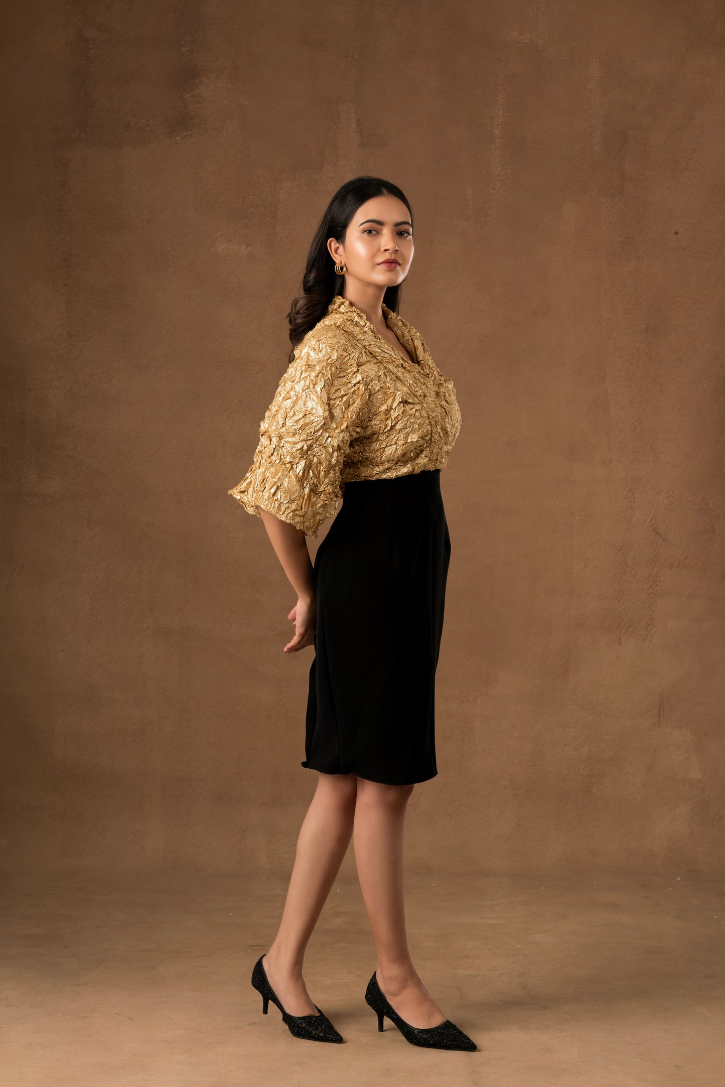 Gold Crush Dress
