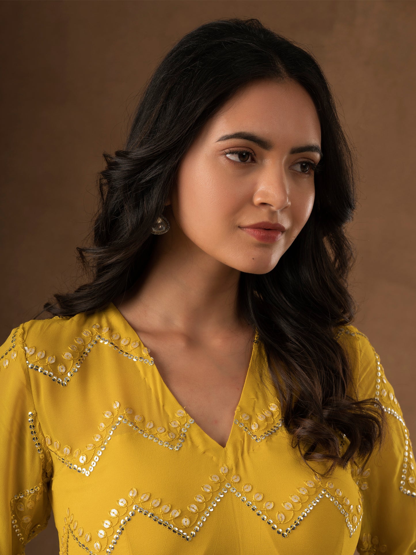 Mustard Yellow Charm Set