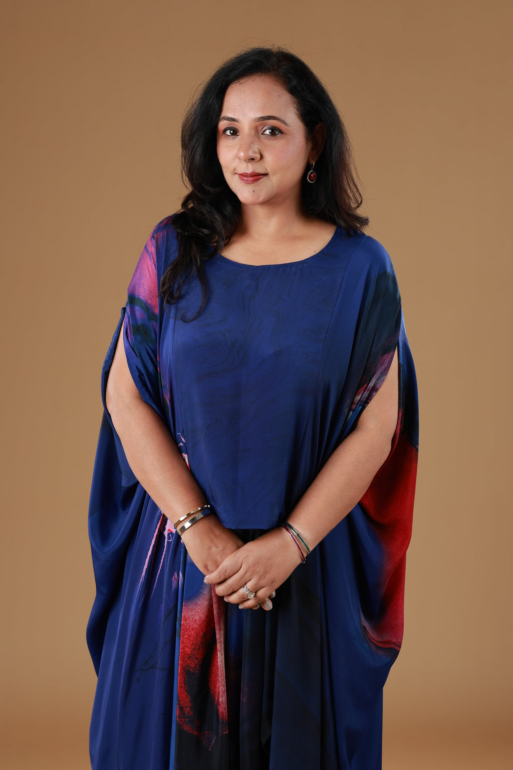 Navy Celestial Kaftan Set