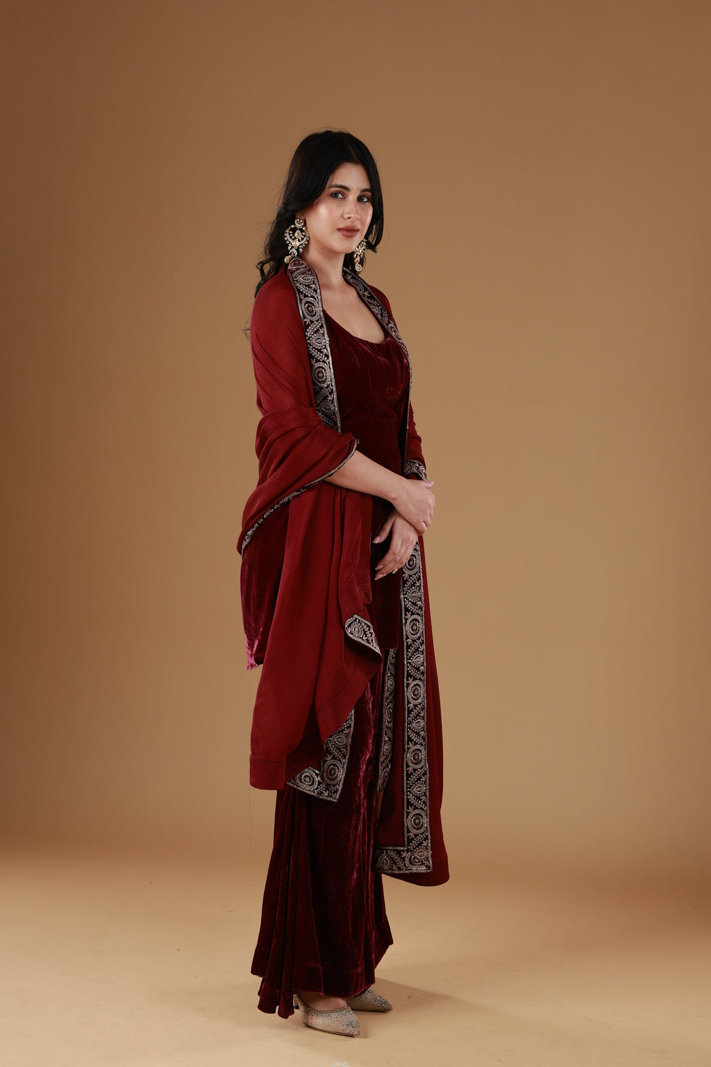 Garnet Velvet Grace Set