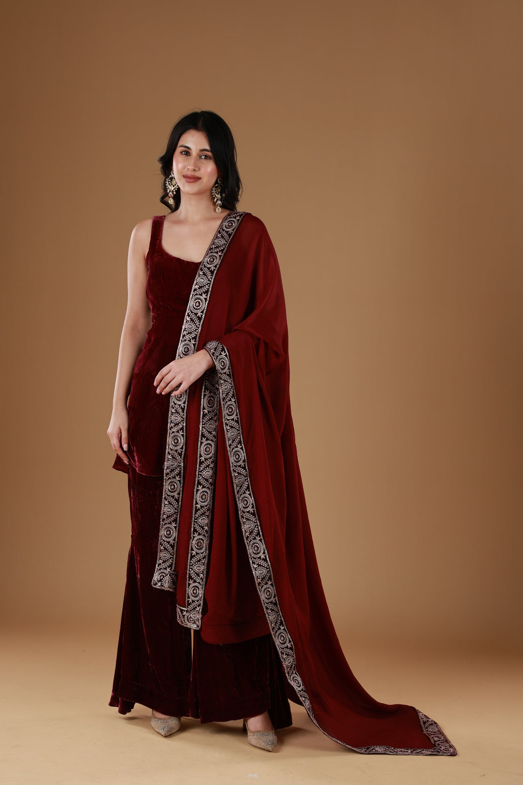 Garnet Velvet Grace Set