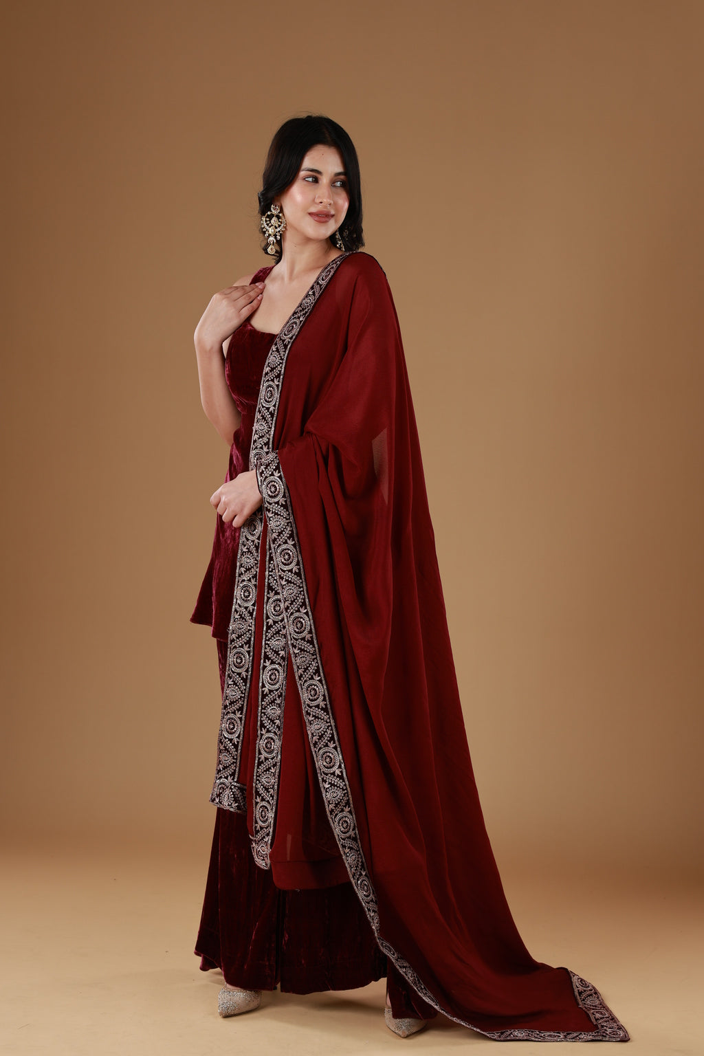 Garnet Velvet Grace Set