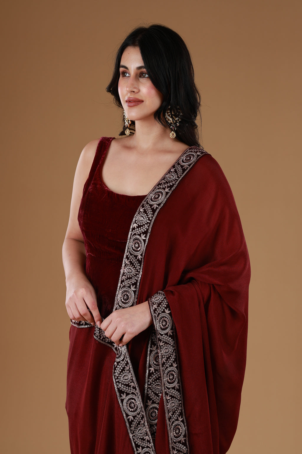 Garnet Velvet Grace Set