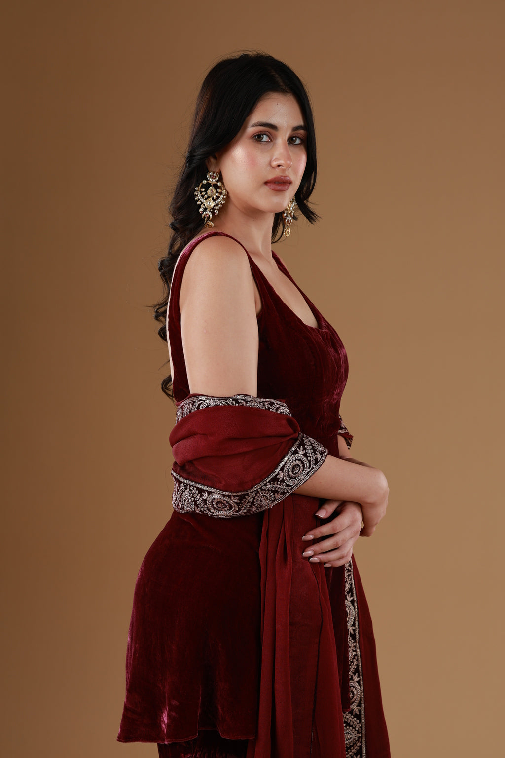 Garnet Velvet Grace Set