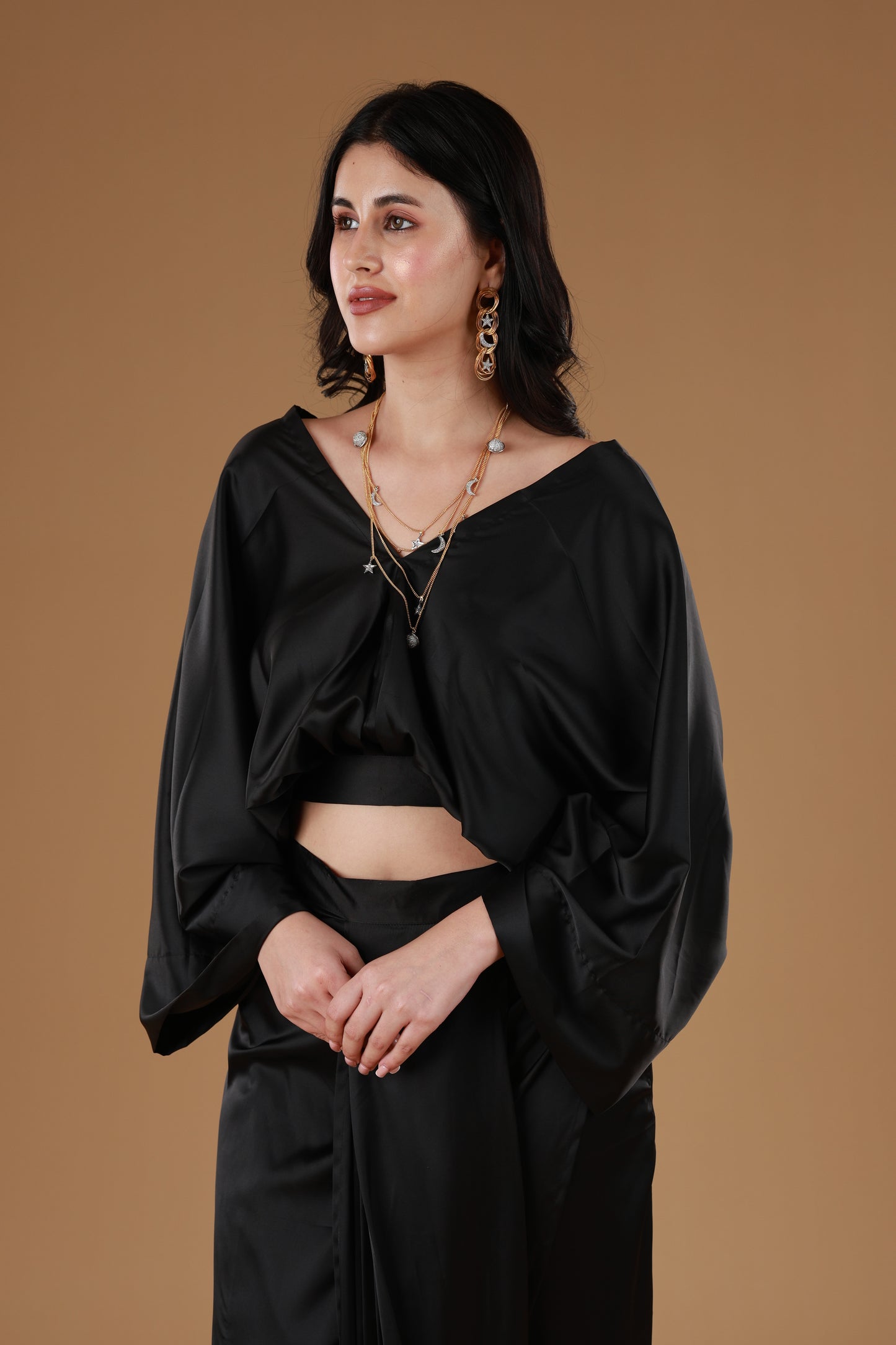 Noir Drape Ensemble