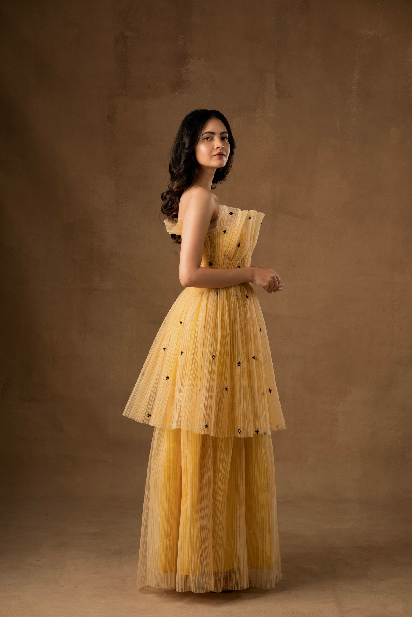 Mimosa Bloom Long Dress