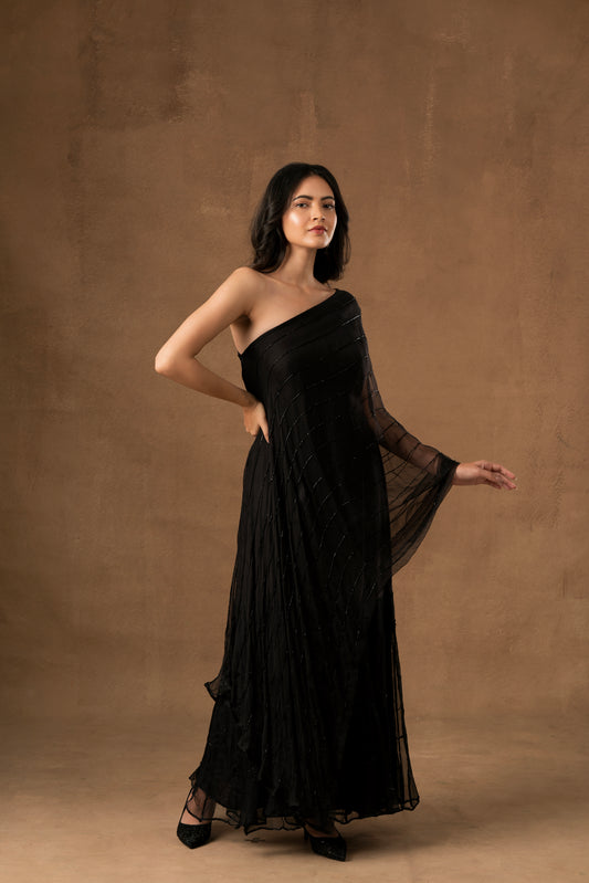 Noir Black Gown