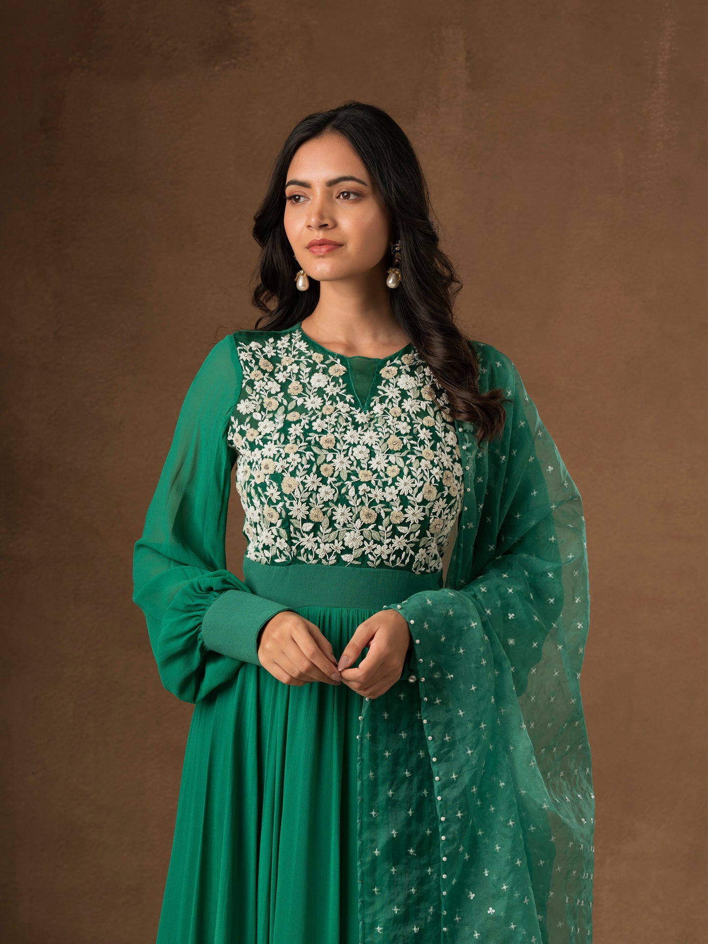 Teal Green Salwar Set