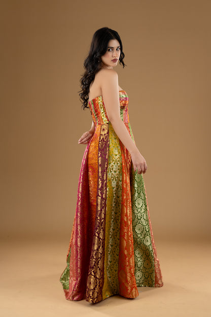 Regal Banarasi Gown