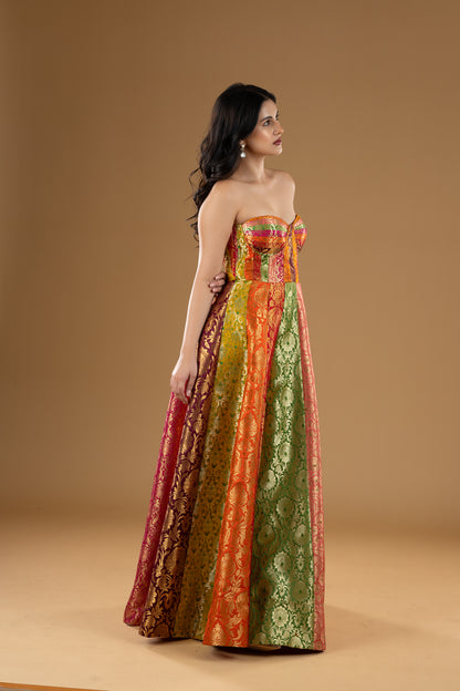 Regal Banarasi Gown