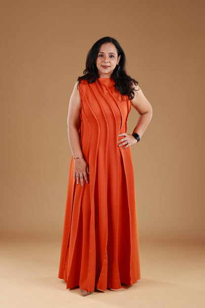 Tangerine Tango Reversible Gown