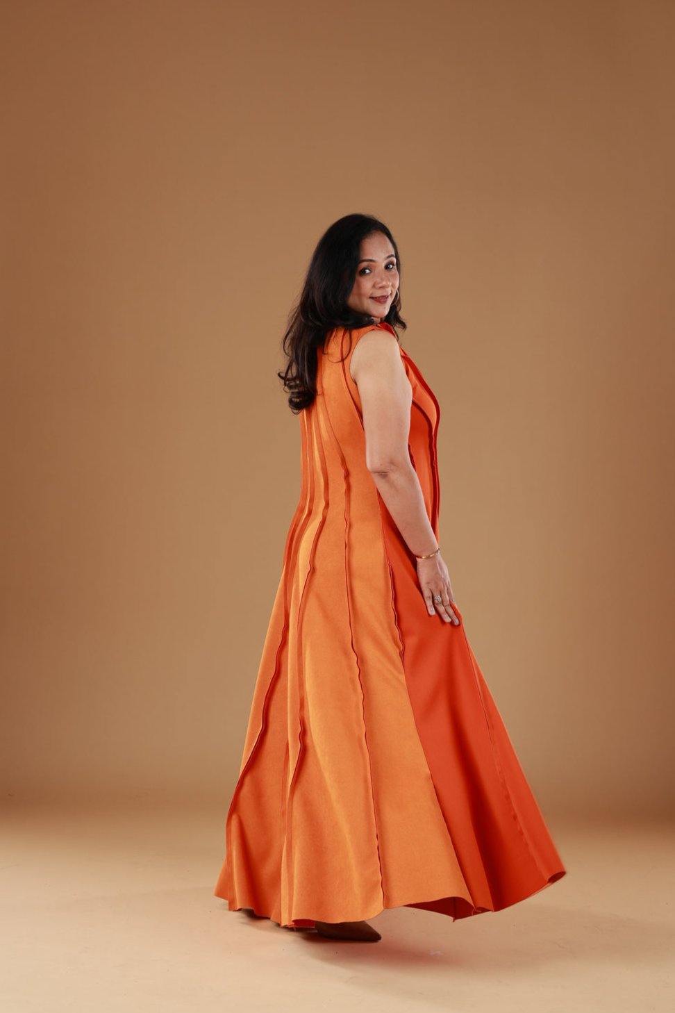 Tangerine Tango Reversible Gown