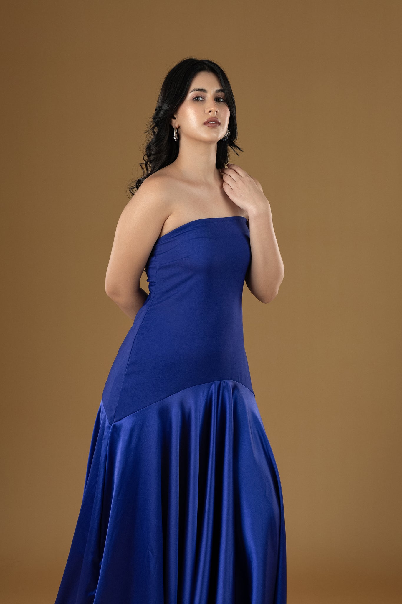 Indigo Allure Gown