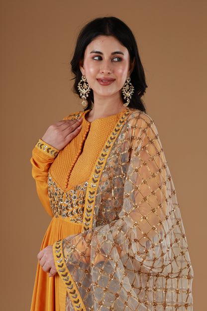 Mustard Lavish Suit Set