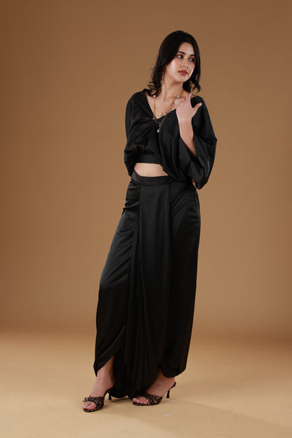 Noir Drape Ensemble