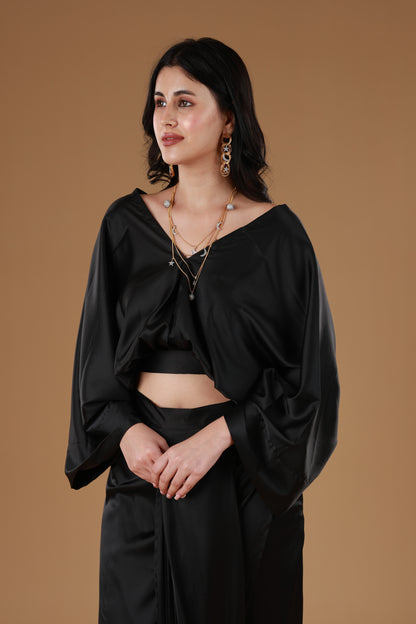 Noir Drape Ensemble