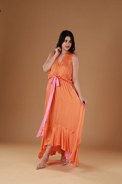 Orange Vibrant Blend Dress