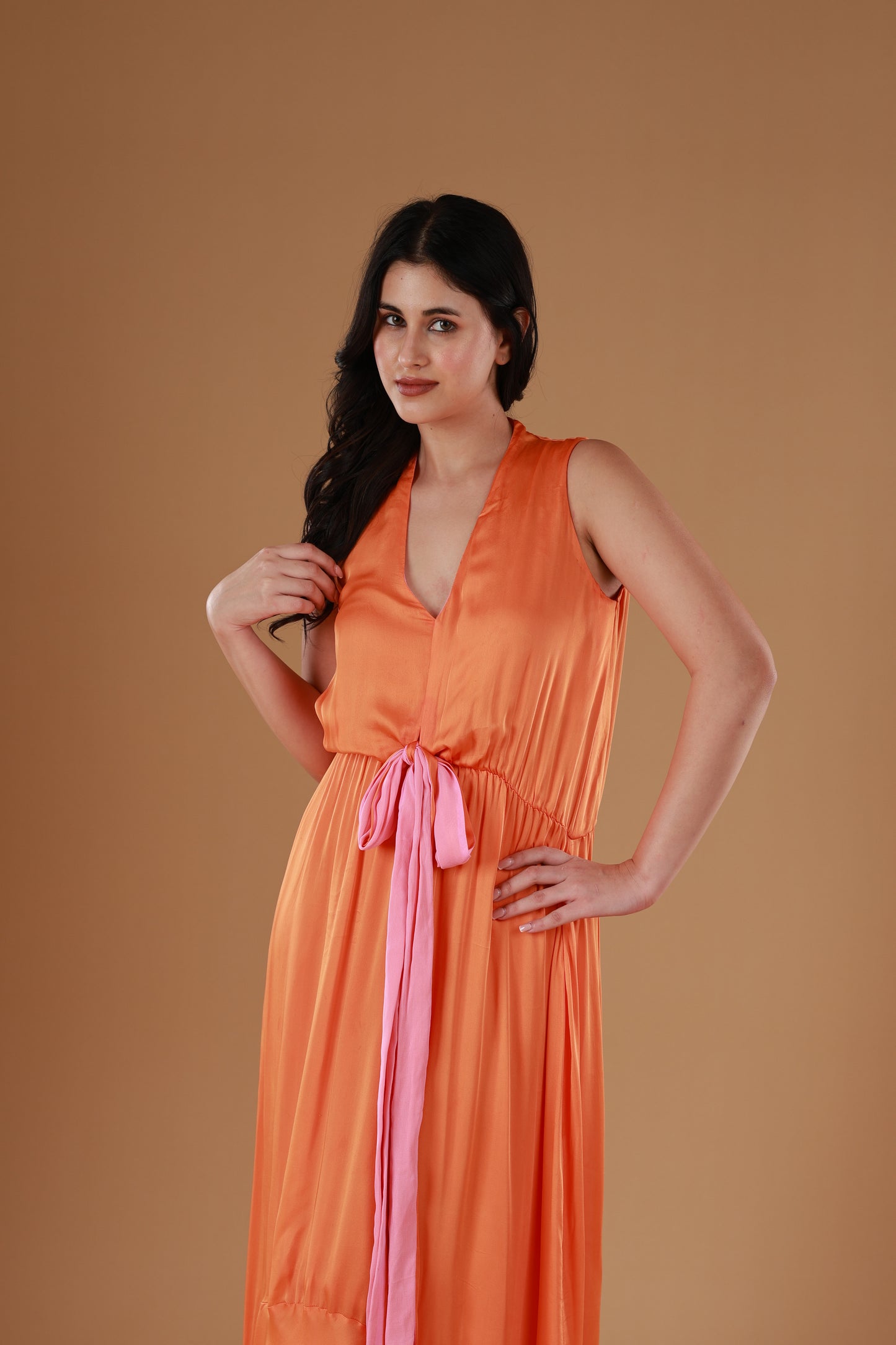 Orange Vibrant Blend Dress